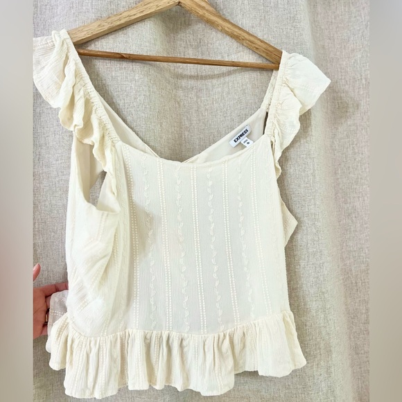 Express textured tie back top - Picture 6 of 6